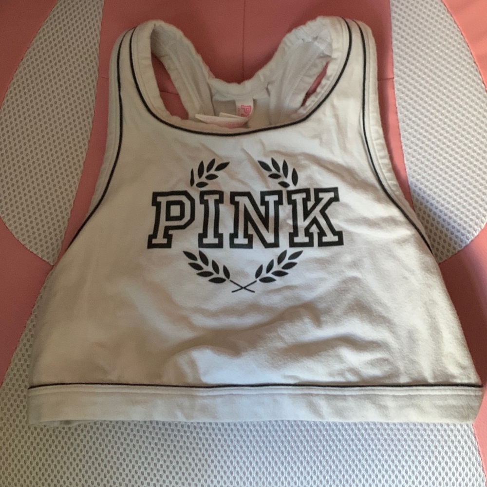 Victoria’s Secret PINK Varsity Sports Bra Top